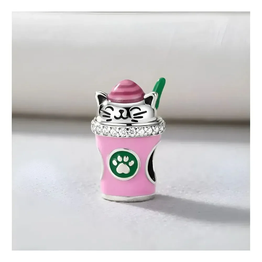 925 Sterling Silver love coffee